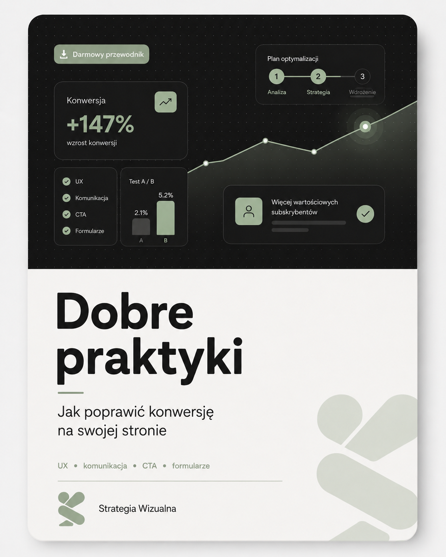 Okładka przewodnika: Dobre praktyki, jak poprawić konwersję